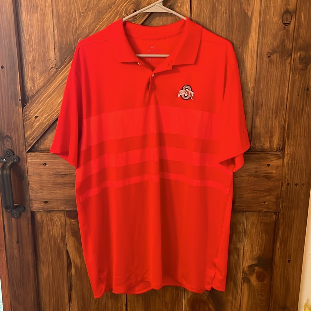 Ohio State Buckeyes Men’s Polo Large Dri Fit